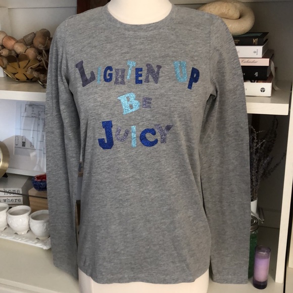 Juicy Couture ‘Lighten Up Be Juicy’ LS t-shirt - Picture 2 of 4